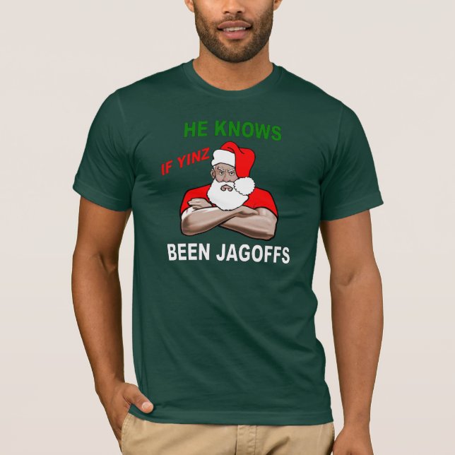 OBSCURIDADE DA CAMISA DO PAPAI NOEL DE PITTSBURGH (Frente)