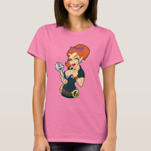 Obscuridade do t-shirt da menina do macaco de
