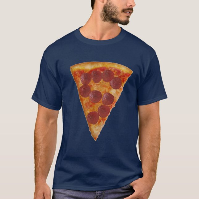 Obscuridade do t-shirt da pizza (Frente)