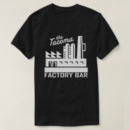 Obscuridade do t-shirt do bar da fábrica de Tacoma