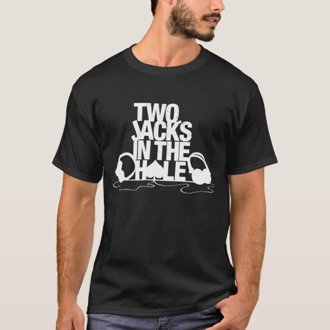 Obscuridade dois jaques na camisa do furo (Frente)