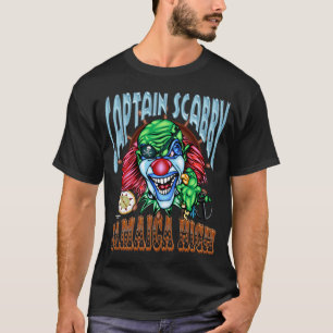 Obscuridade má do pirata da camisa do palhaço T