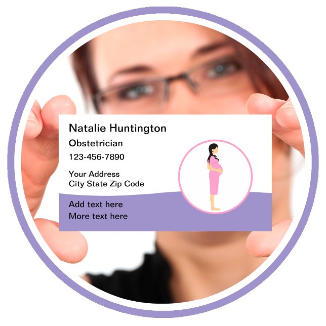 Obstetrícia Gynecologista Cartão de visita (Criador carregado)