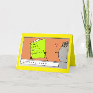 Obtendo Cartão de Piada de Aniversário Mais Antigo