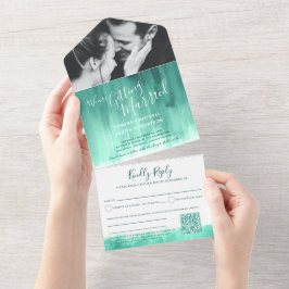 Obtendo foto de casamento emerald rsvp QR