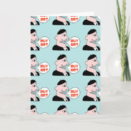 "Obtenha cartão de uma pouca cultura"