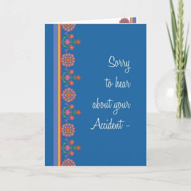 Obtenha o melhor da fronteira do cartão de acident (Frente)