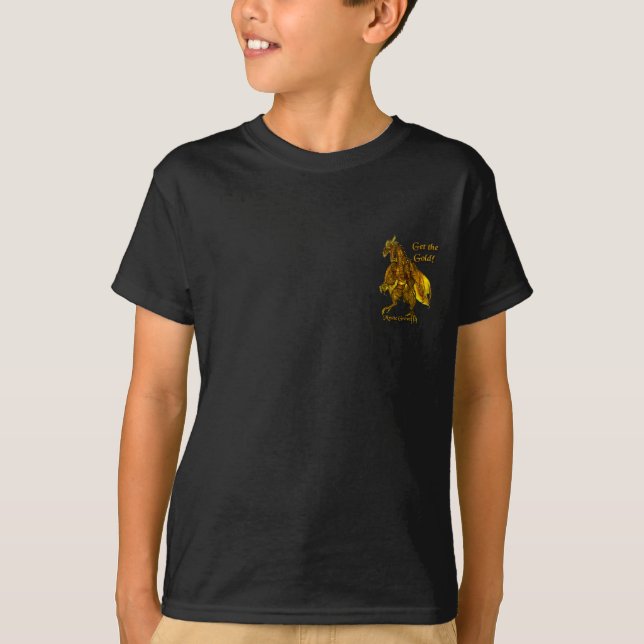 Obtenha o t-shirt Dourado da juventude (Frente)
