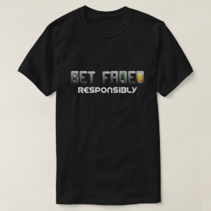 Obtenha o t-shirt responsàvel desvanecido