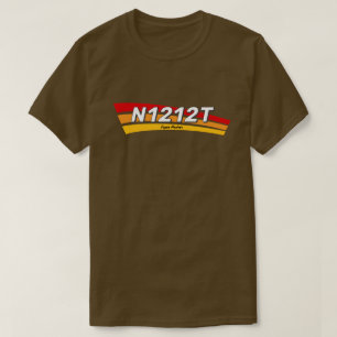 Obtenha Sua Própria Camiseta de Número de Aeronave