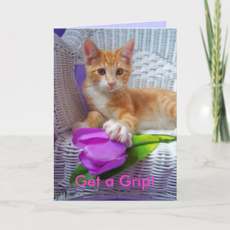 Obtenha um cartão do aperto