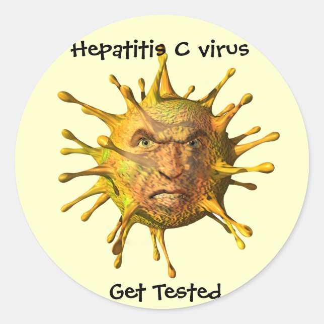 Obter adesivos do Vírus da Hepatite C Testados (Frente)