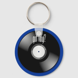 "Obteve o vinil?" Chaveiro da corrente chave de