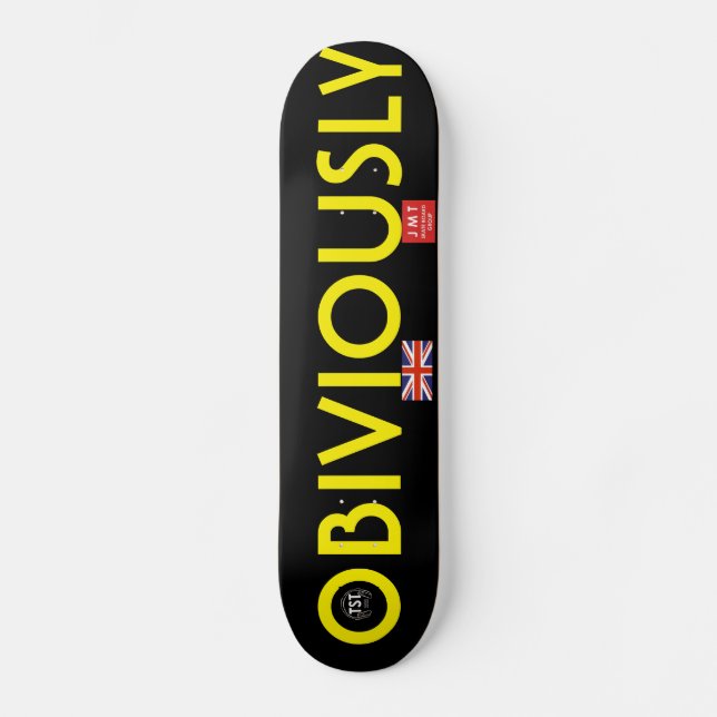 OBVIAMENTE OFICIAL skateboard UK (Frente)