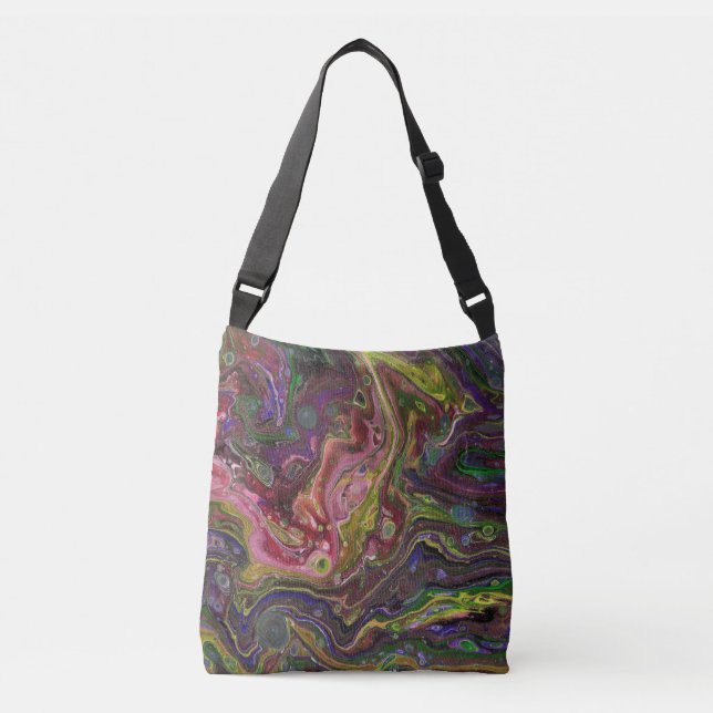 Óbvio Legal Paisley Abstrato Tote Bag (Frente)