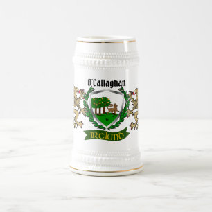 O'Callaghan/Callaghan Irish Shield Beer Caneca de 