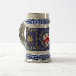 O'Casey/Casey Irish Shield Griffin Caneca de cerve