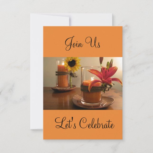 **OCASIÃO FELIZ** **EVENTO** E **FESTA** CONVITE (Frente)