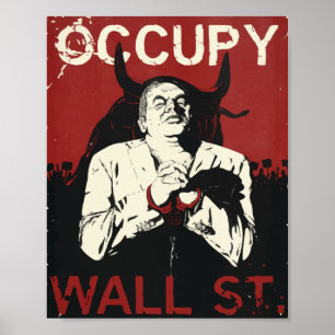 Occupy Wallstreet Impressão, Value Poster Paper