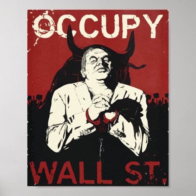 Occupy Wallstreet Impressão, Value Poster Paper (Frente)