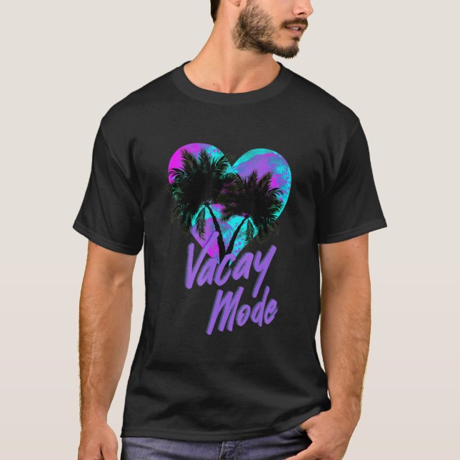 Ocean Beach Heart Love Graphic Summertime Camiseta (Frente)