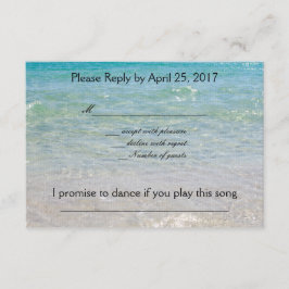 Ocean Blue Rsvp com solicitação de música
