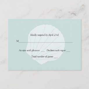 Ocean Breeze Shell Blue RSVP