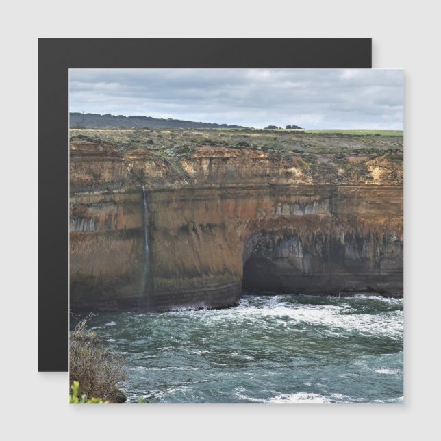 Ocean Carved Wonders Magnetic Card (Frente/Verso)
