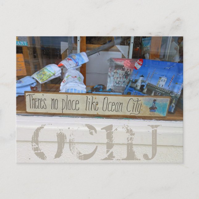 Ocean City, Cartão de Posto de Nova Jersey - Marty (Frente)