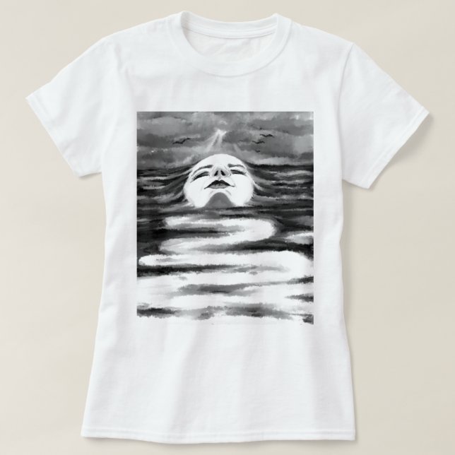 Ocean Face T-Shirt (Frente do Design)