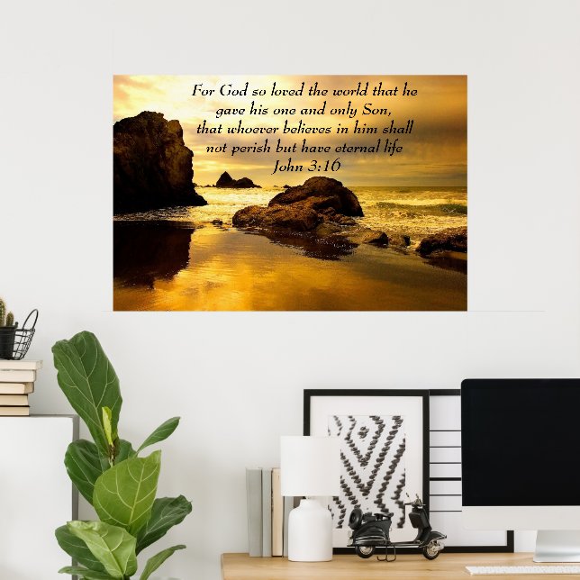 Ocean Rock poster (Escritório em casa)