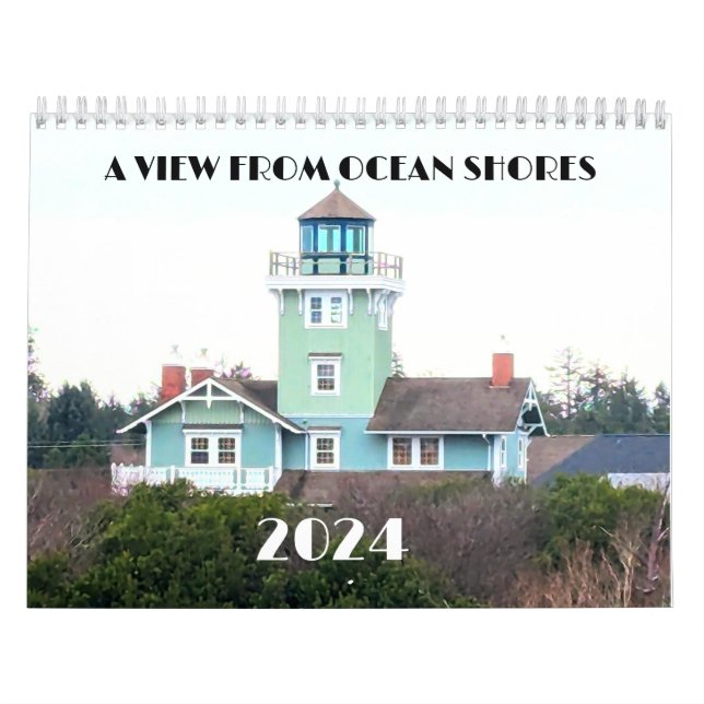 Ocean Shores, WA, Calendário de Fotografias Cênica (Capa)