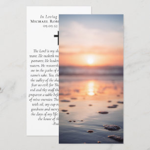 Ocean Sunrise Fotografia Orador Memorial Bookmark