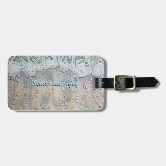 Ocean Surf Luggage Tags (Frente Horizontal)