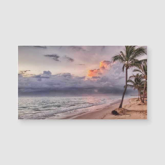 Ocean Waves Sandy Beach Sunset (Frente)
