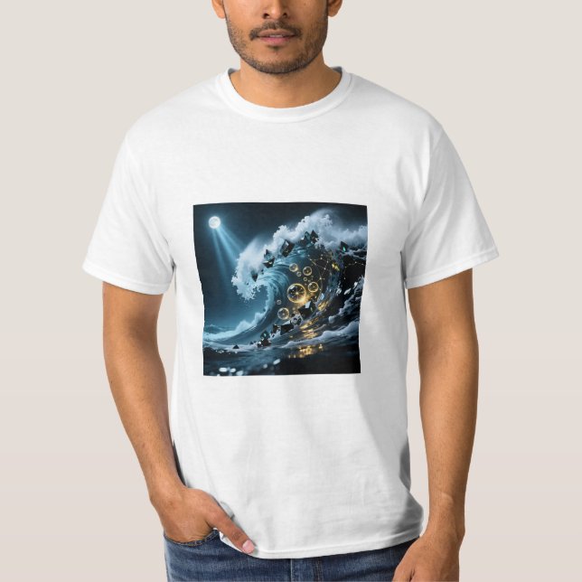 Ocean Waves T-Shirt (Frente)