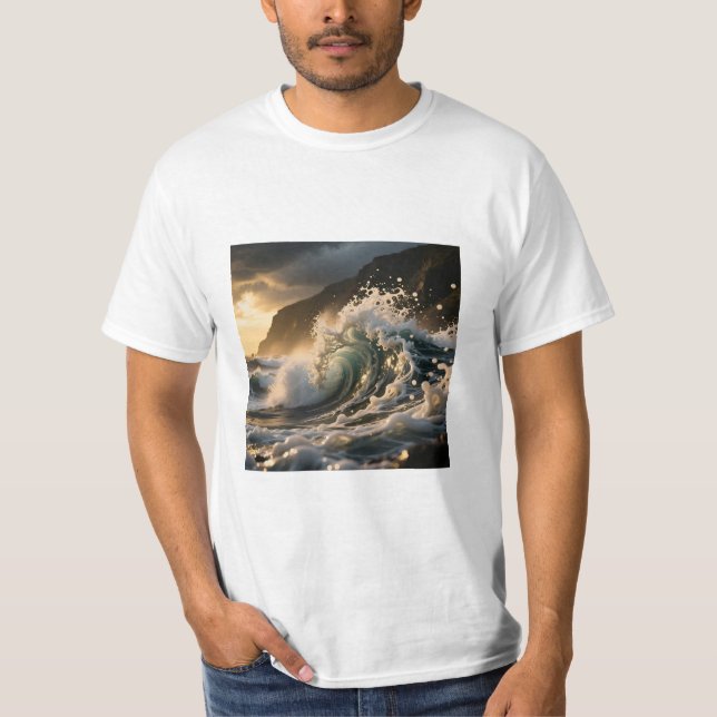 Ocean Waves T-Shirt (Frente)