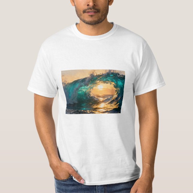 Ocean Waves T-Shirt (Frente)