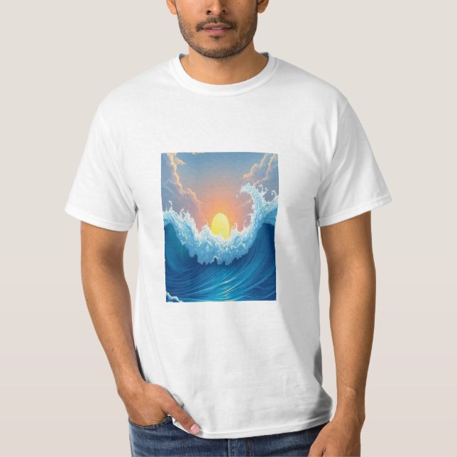 Ocean Waves T-Shirt (Frente)