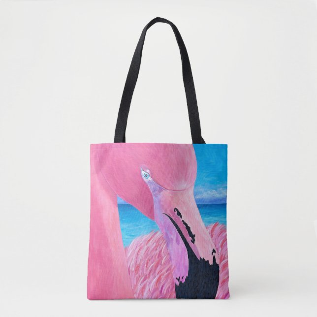 Oceania Bolsa de mão Flamingo Cabeça Grande (Frente)
