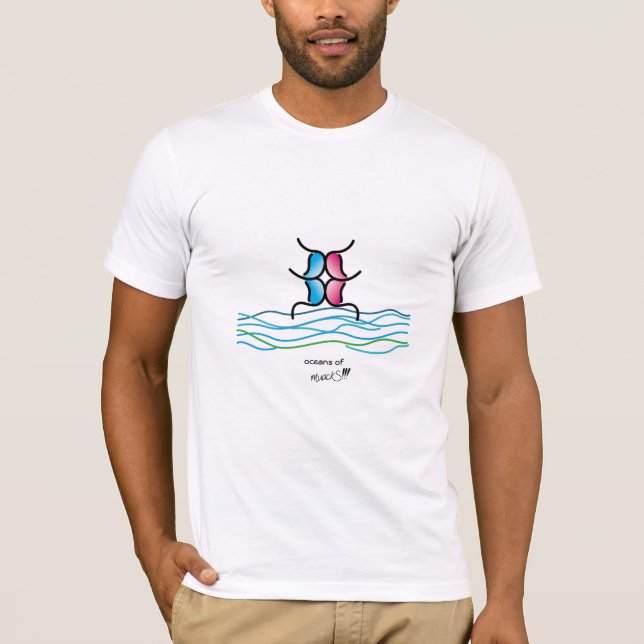 oceanos de muackS!! T-Shirt W/M (Frente)