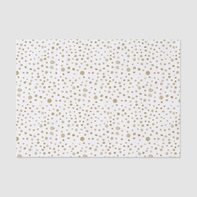 Ochre Confetti - Papel de tecidos para pontos de a (Frente )