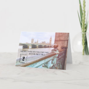 OCIDENTE DO Cartão de Saudação de THAMES