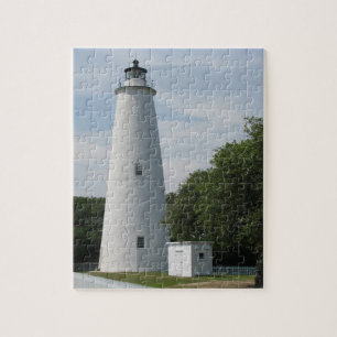 Ocracoke, quebra-cabeça do farol de North Carolin