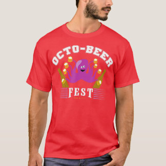 Octo-Beer Fest Polvo Bêbado - Camiseta engraçada d