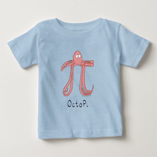 Octopi Pi - Camiseta do bebê do dia Pi (Frente)