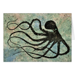 Octopus de Maranda - Cartão de Arte de 7" x 5"