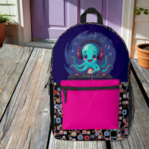 Octopus DJ sorridente, Selva de Música Feliz