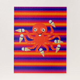 Octopus do Sorvete quebra-cabeça