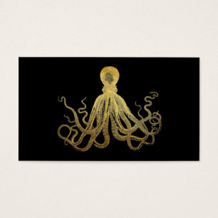Octopus Dourado de Tinta Preta Costeira Náutica